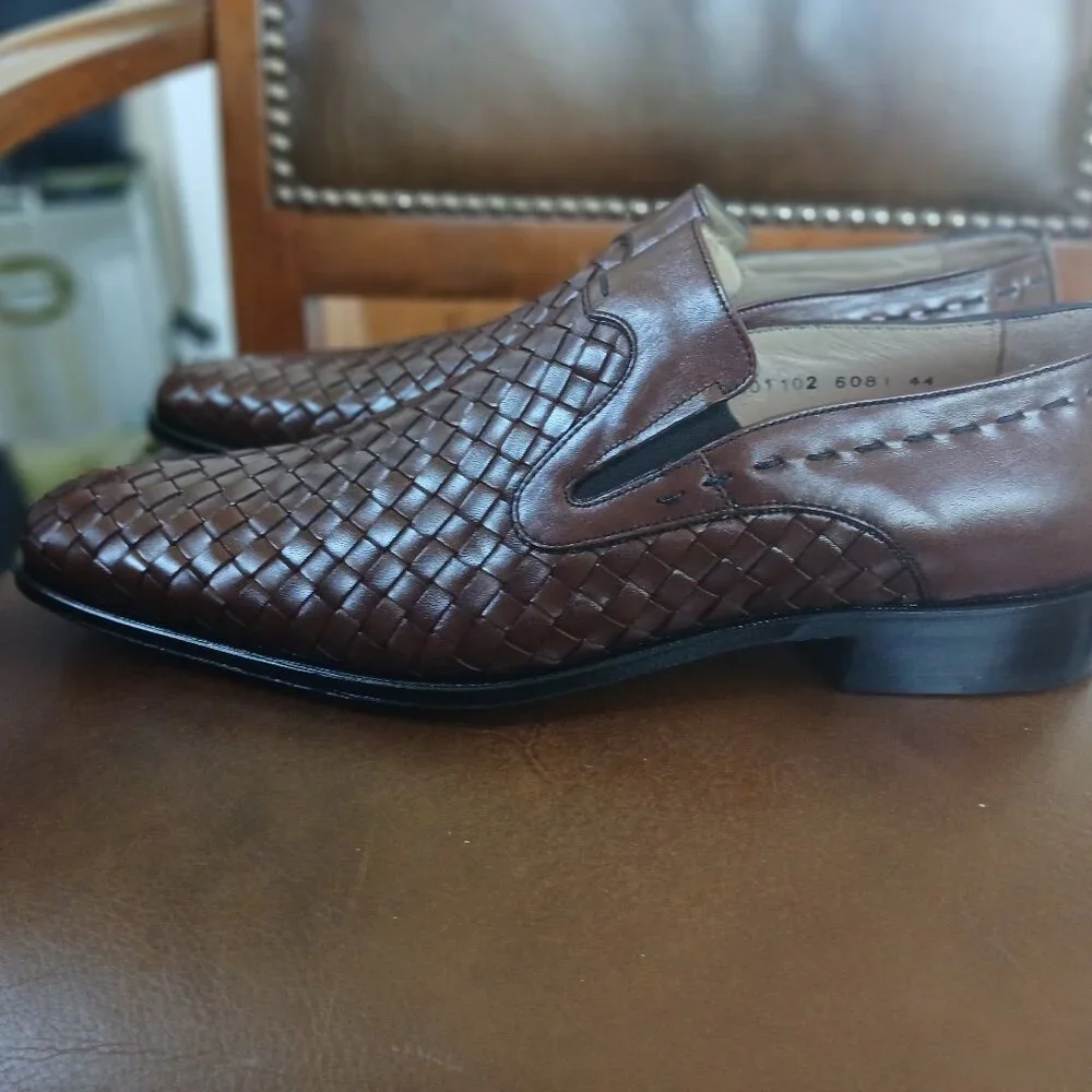Mens embossed leather formal shoes. - Picture 3 of 8